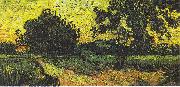 Vincent Van Gogh Landscape with Castle Auvers at Sunset china oil painting artist
